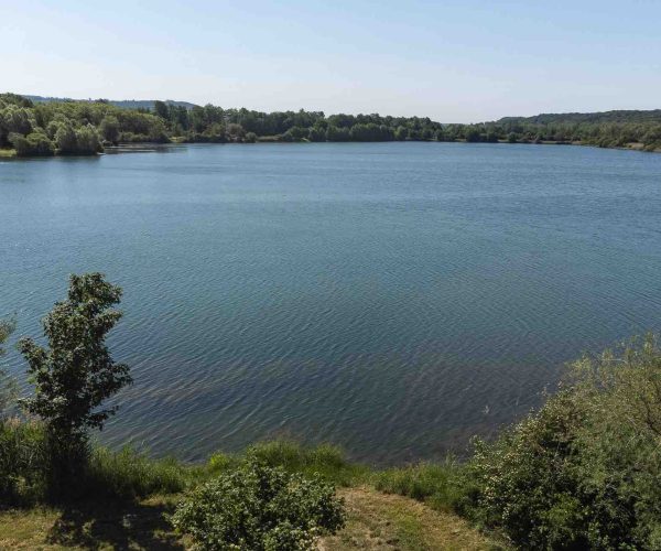 vue drone poste 10 cap nature étang du tronc du chêne