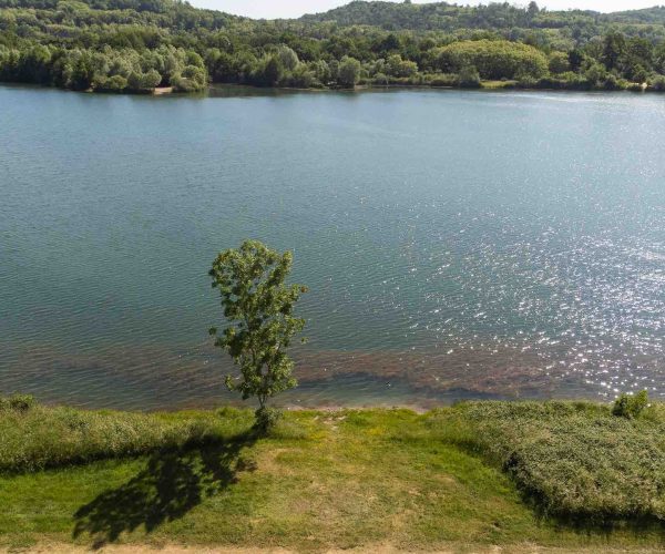 vue drone poste 6 etang tronc du chene